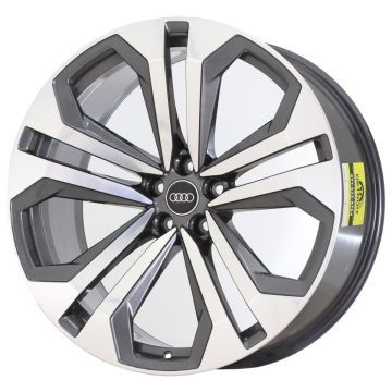 Audi Q8 Wheel Rim Machined Grey 59064 Stock Factory OEM Replacement