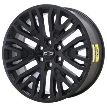 Chevrolet Silverado Wheel Rim Gloss Black 5906 Stock Factory OEM Replacement