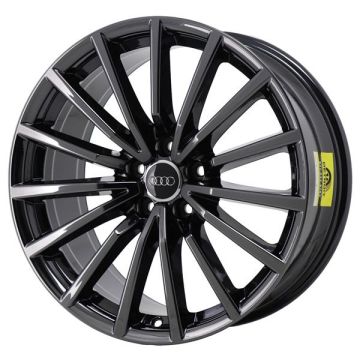 Audi A5 Wheel Rim PVD Black Chrome 59074 Stock Factory OEM Replacement