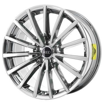 Audi A5 Wheel Rim PVD Bright Chrome 59074 Stock Factory OEM Replacement