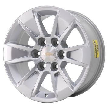 Chevrolet Silverado 1500 Wheel Rim Silver 5908 Stock Factory OEM Replacement