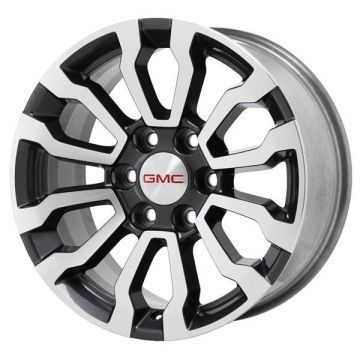 GMC Sierra 1500 Wheel Rim Machined Grey 5909 Stock Factory OEM Replacement