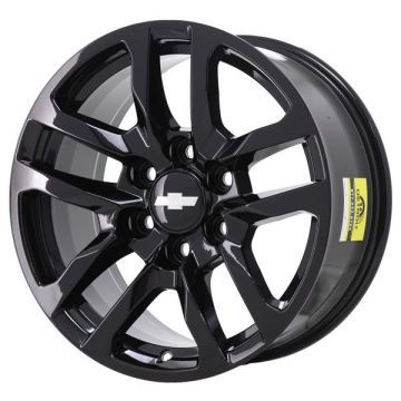 Chevrolet Silverado 1500 Wheel Rim Gloss Black 5912 Stock Factory OEM Replacement