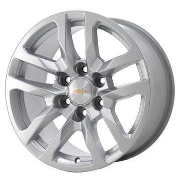 Chevrolet Silverado 1500 Wheel Rim Silver 5912 Stock Factory OEM Replacement