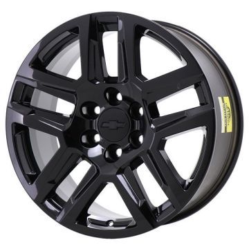 Chevrolet Silverado 1500 Wheel Rim Gloss Black 5913 Stock Factory OEM Replacement