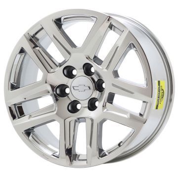 Chevrolet Silverado 1500 Wheel Rim PVD Bright Chrome 5913 Stock Factory OEM Replacement
