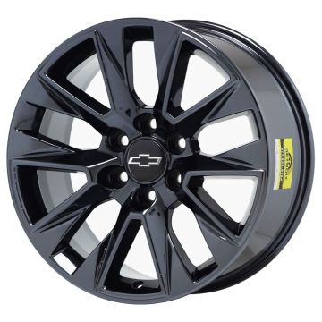Chevrolet Silverado 1500 Wheel Rim PVD Black Chrome 5919 Stock Factory OEM Replacement