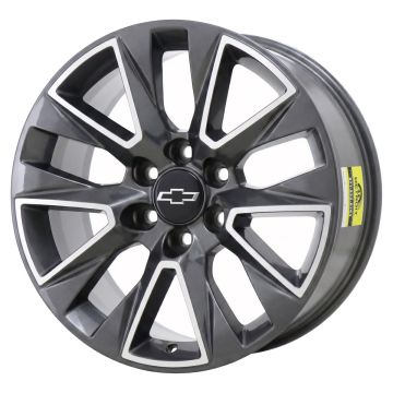 Chevrolet Silverado 1500 Wheel Rim Machined Grey 5919 Stock Factory OEM Replacement