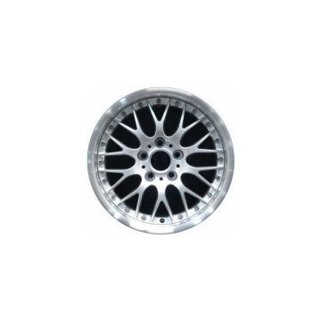 BMW 525i Wheel Rim Machined Lip Silver 59356 (F) Stock Factory OEM Replacement