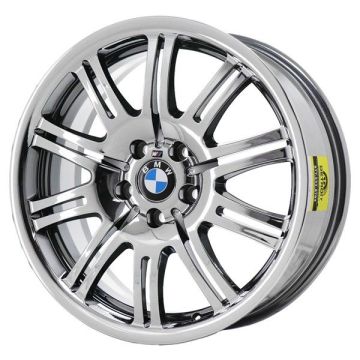 BMW M3 Wheel Rim PVD Bright Chrome 59369 (F) Stock Factory OEM Replacement