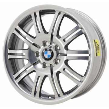 BMW M3 Wheel Rim Polished Grey 59369 (F) Stock Factory OEM Replacement