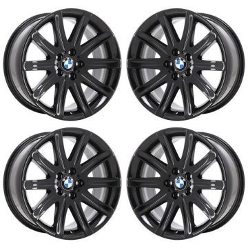 BMW 745i Exchange Wheels Set of 4-Exchange Rims Set of 4 Gloss Black 59396 (F)
