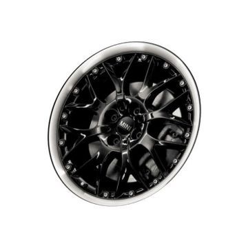 Mini Cooper Wheel Rim Machined Lip Black 59405 Stock Factory OEM Replacement