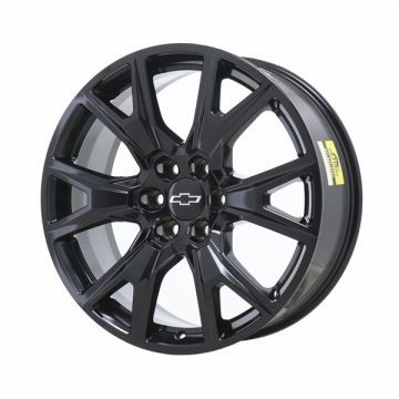 Chevrolet Silverado 1500 Wheel Rim Gloss Black 5944 Stock Factory OEM Replacement