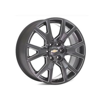 Chevrolet Silverado 1500 Wheel Rim Machined Grey 5944 Stock Factory OEM Replacement