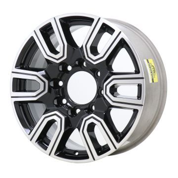 GMC Sierra 2500 Wheel Rim Machined Black 5950 Stock Factory OEM Replacement