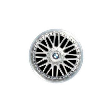 BMW 525i Wheel Rim Machined Lip Silver 59511 (R) Stock Factory OEM Replacement
