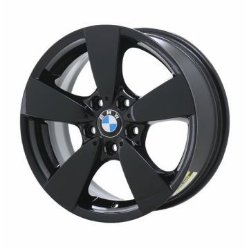 BMW 525i Wheel Rim Gloss Black 59557 Stock Factory OEM Replacement