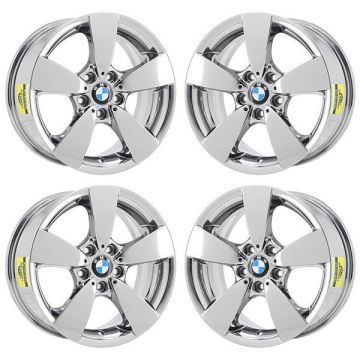 BMW 525i Wheel Rim PVD Bright Chrome 59557 Stock Factory OEM Replacement
