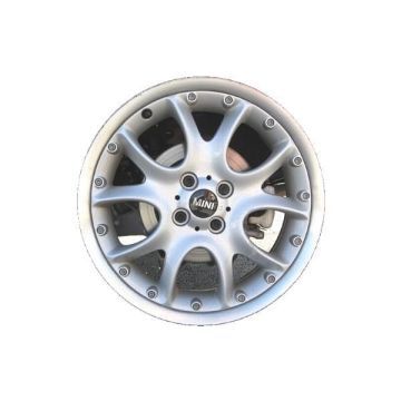 Mini CLubman Wheel Rim Machined Lip Silver 59571 Stock Factory OEM Replacement