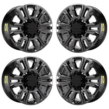 GMC Sierra 2500 Wheel Rim PVD Black Chrome 5957 Stock Factory OEM Replacement