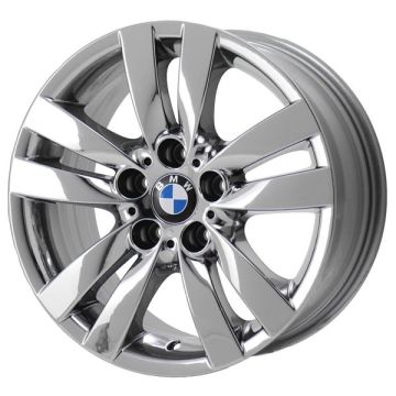 BMW 323i Wheel Rim PVD Bright Chrome 59584 (F) Stock Factory OEM Replacement