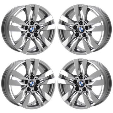 BMW 323i Wheel Rim PVD Bright Chrome 59584 (F) Stock Factory OEM Replacement