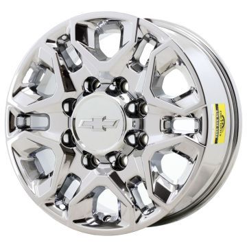 Chevrolet Silverado 2500 Wheel Rim PVD Bright Chrome 5959 Stock Factory OEM Replacement