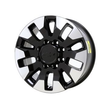 Chevrolet Silverado 2500 Wheel Rim Machined Black 5960 Stock Factory OEM Replacement
