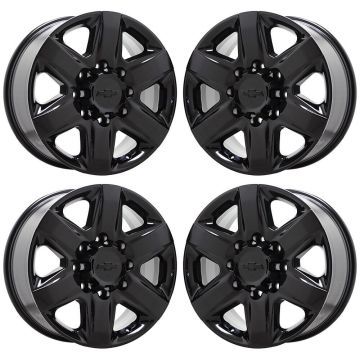 Chevrolet Silverado 2500 Exchange Wheels Set of 4-Exchange Rims Set of 4 Gloss Black 5962