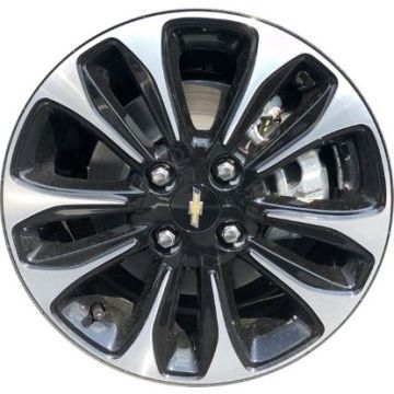Chevrolet Spark Wheel Rim Machined Black 5975 Stock Factory OEM Replacement