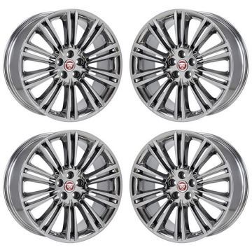 Jaguar XJ Wheel Rim PVD Bright Chrome 59865 (F) Stock Factory OEM Replacement