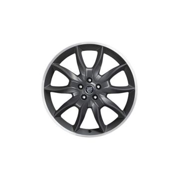 Jaguar XF Wheel Rim Machined Lip Black 59880 (F) Stock Factory OEM Replacement
