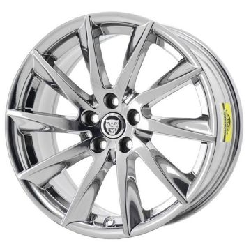 Jaguar F-TYPE Wheel Rim PVD Bright Chrome 59885 (F) Stock Factory OEM Replacement