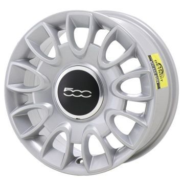 Fiat 500 Wheel Rim Silver 61661 Stock Factory OEM Replacement