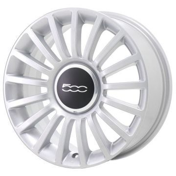 Fiat 500 Wheel Rim Silver 61662 Stock Factory OEM Replacement