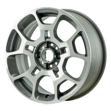 Fiat 500 Wheel Rim Machined Grey 61663 Stock Factory OEM Replacement
