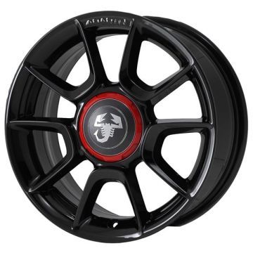 Fiat 500 Wheel Rim Gloss Black 61664 Stock Factory OEM Replacement
