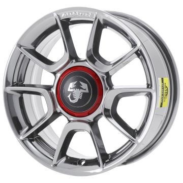Fiat 500 Wheel Rim PVD Bright Chrome 61664 Stock Factory OEM Replacement