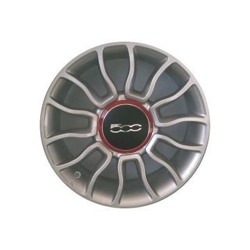 Fiat 500 Wheel Rim Silver 61673 Stock Factory OEM Replacement