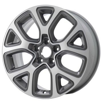 Fiat 500 Wheel Rim Machined Grey 61678 Stock Factory OEM Replacement