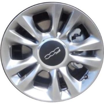 Fiat 500 Wheel Rim Silver 61687 Stock Factory OEM Replacement
