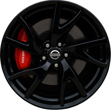 Nissan 370z Wheel Rim Gloss Black 62586 (F) Stock Factory OEM Replacement