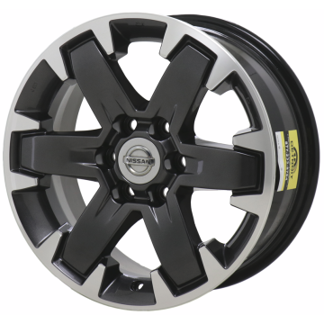 Nissan Frontier Wheel Rim Machined Lip Black 62612 Stock Factory OEM Replacement