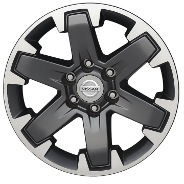 Nissan Frontier Wheel Rim Machined Lip Grey 62612 Stock Factory OEM Replacement