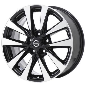 Nissan Altima Wheel Rim Machined Black 62719 Stock Factory OEM Replacement