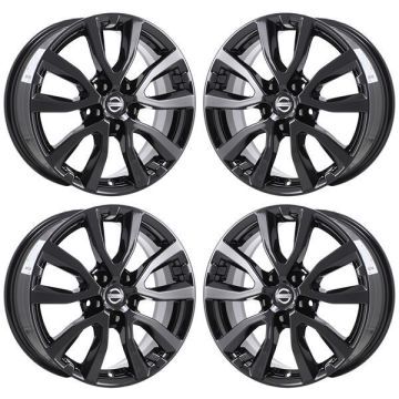 Nissan Rogue Exchange Wheels Set of 4-Exchange Rims Set of 4 Gloss Black 62746