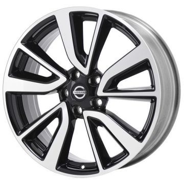 Nissan Rogue Wheel Rim Machined Black 62748 Stock Factory OEM Replacement