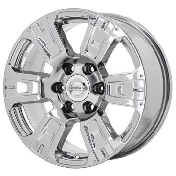 Nissan Titan Wheel Rim PVD Bright Chrome 62752 Stock Factory OEM Replacement