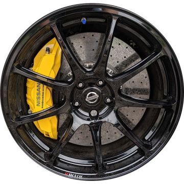 Nissan GT-R Wheel Rim Gloss Black 62803 (R) Stock Factory OEM Replacement